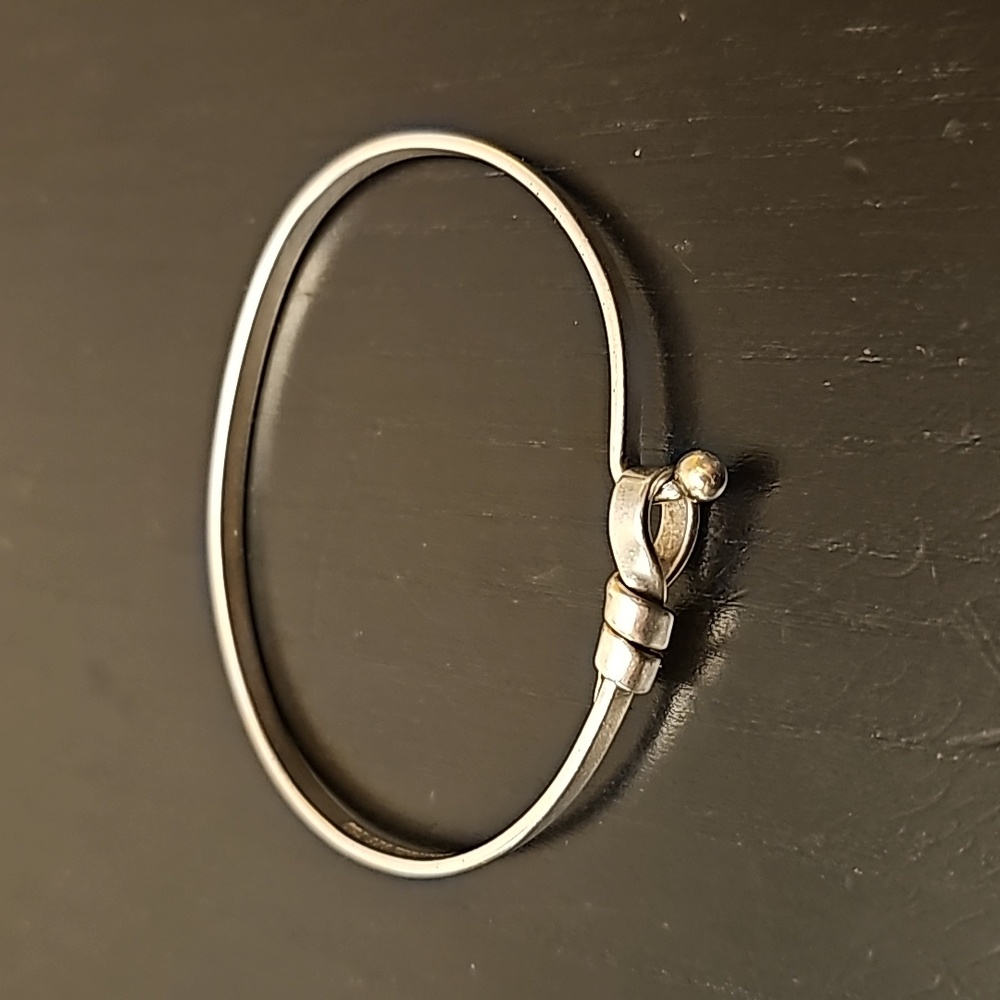 Tiffany & Co. 925 750 Sterling Silver Gold Ball Bracelet